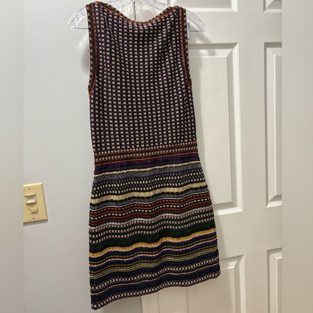 Multicolor Patterned Mini Dress - image 2